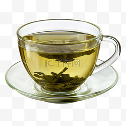 茶叶背景图片_一杯茶茶叶元素摄影图免抠
