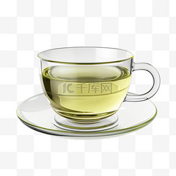 茶叶一杯茶元素摄影图免抠