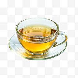灰色半透明阴影图片_元素茶叶摄影图免抠一杯茶