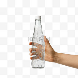 玻璃瓶饮料元素立体免抠图案矢量