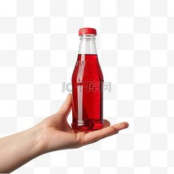 玻璃瓶饮料元素立体免抠图案写实