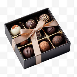 巧克力盒子元素立体免抠图案