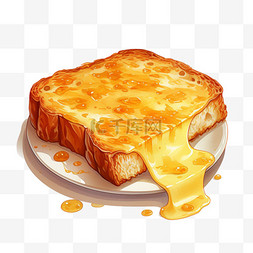 奶酪免抠png图片_奶酪吐司元素立体免抠图案