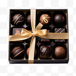 巧克力盒子元素立体免抠图案