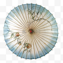 中式造型墙图片_清明节素材油纸伞手绘风格