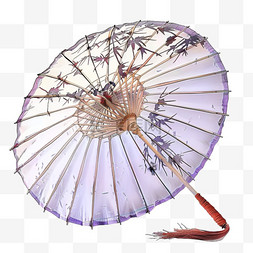 传统节日图片_清明节素材油纸伞手绘风格
