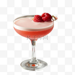 树莓红丝绒图片_树莓饮料元素立体免抠图案