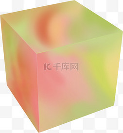 立体简约方块立方体免抠素材