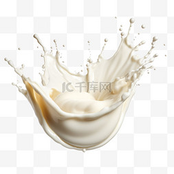 酸奶瓶贴图片_酸奶液体元素立体免抠图案