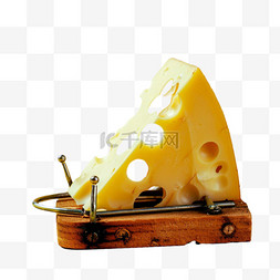 卡士奶酪图片_奶酪陷阱元素立体免抠图案