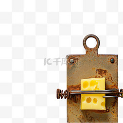奶酪陷阱元素立体免抠图案