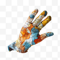 手套种类元素立体免抠图案