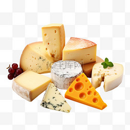 立体奶酪图片_奶酪食物元素立体免抠图案
