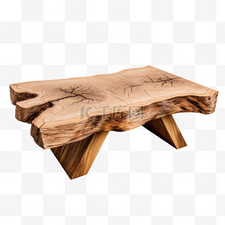 木制桌子元素立体免抠图案