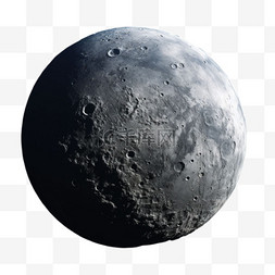 月球星球元素立体免抠图案
