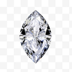 耀眼钻石元素立体免抠图案