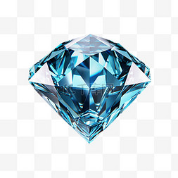 璀璨钻石元素立体免抠图案