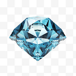璀璨钻石图片_璀璨钻石元素立体免抠图案
