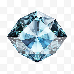 璀璨钻石图片_璀璨钻石元素立体免抠图案
