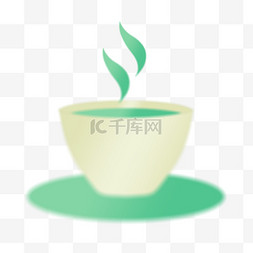 尝鲜图案图片_弥散风春茶茶碗设计图