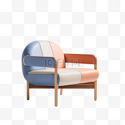 沙发椅子元素立体免抠图案