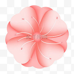 粉色弥散花瓣装饰PNG素材