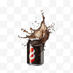 可乐饮料图片_可乐饮料元素立体免抠图案