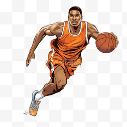 篮球运动立体图片_篮球运动元素立体免抠图案