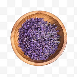 紫罗兰木盆元素立体免抠图案
