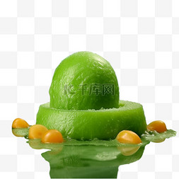 冰沙冰淇淋元素立体免抠图案