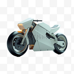 椰子模型3d模型图片_摩托车模型元素立体免抠图案