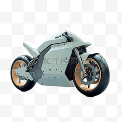 椰子模型3d模型图片_摩托车模型元素立体免抠图案