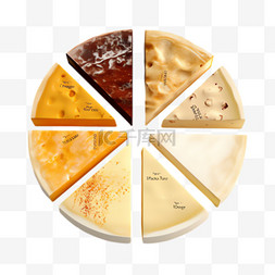 奶酪免抠png图片_奶酪切块元素立体免抠图案