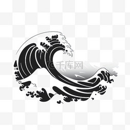 浪花图片_海洋浪花元素立体免抠图案