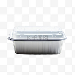 塑料饭盒元素立体免抠图案