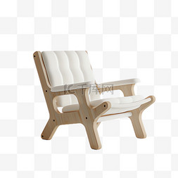 软垫靠椅元素立体免抠图案