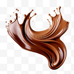 巧克力饮料图片_巧克力饮料元素立体免抠图案