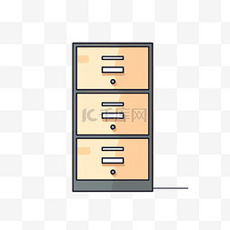 储物柜装饰图片_立体储物柜元素立体免抠图案