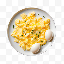 煎蛋食物元素立体免抠图案