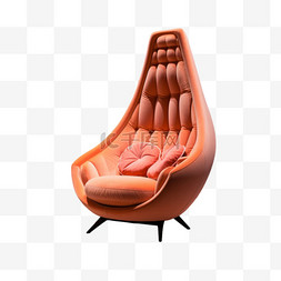 靠椅家具元素立体免抠图案