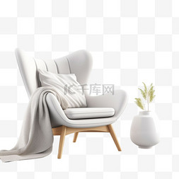 单人架手图片_单人沙发元素立体免抠图案