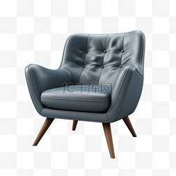 单人沙发免抠素材图片_单人沙发元素立体免抠图案