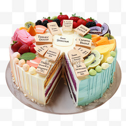 美味蛋糕图片_美味蛋糕元素立体免抠图案
