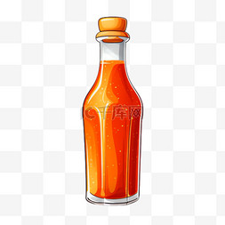 果汁瓶子元素立体免抠图案