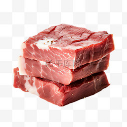 肉块食物元素立体免抠图案