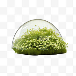 绿植盆栽元素立体免抠图案