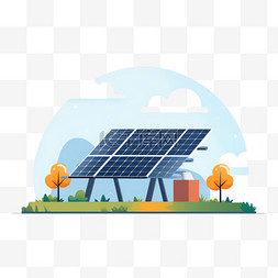 图钉写实图片_太阳能板能源元素立体免抠图案