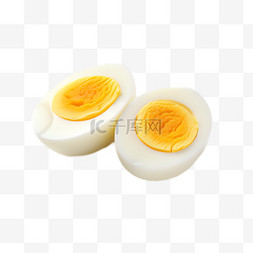 松软蛋黄图片_鸡蛋蛋黄元素立体免抠图案