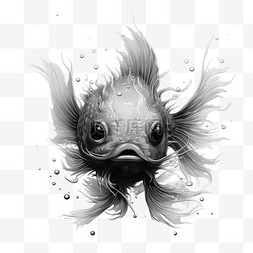 卡通金鱼图片_卡通金鱼元素立体免抠图案