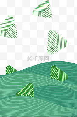 粽子底纹底纹图片_端午节粽子竖版海报底纹图片